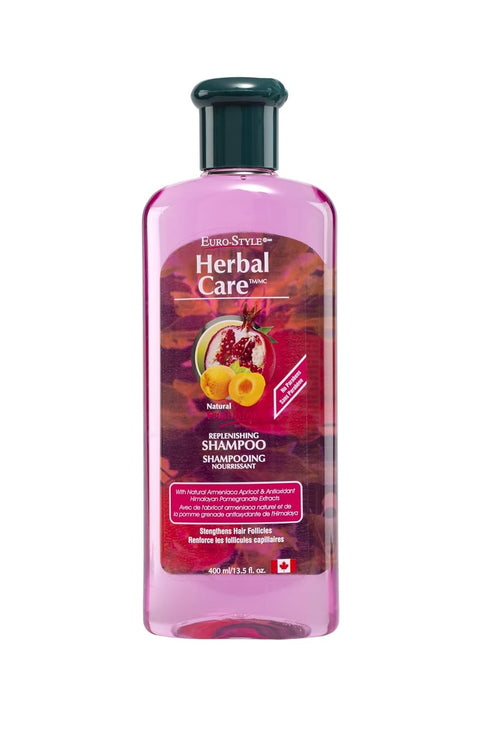 Eurostyle Herbal Care Replenishing Shampoo With Pomegranate & Apricot Strengthens Hair Follicles