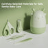 purpurbur 4-in-1 Set 02 Set Baby Nail Care Safe Nail Clipper, Scissors, File & Tweezer with Cute Deer Case Mild & Safe