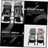 LOORGVEL Adjustable Stroller Connector for Twins Pushchair Accessory Iron Plastic Construction Lightweight Detachable