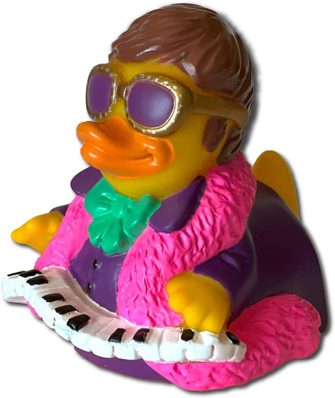 Quackodile Flock - Floating Rubber Ducks, Collectible Bath Toy Gift for Kids & Adults