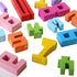JYJ Wooden Stacking Building Blocks for Kids 3+, Number Game Balance Competition Toy