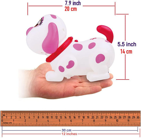 2+ WEofferwhatYOUwant Robot Dog Helen Interactive Talking Puppy for Girls Electronic Pet Toy Walks, Talks, Barks