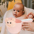 Kisangel Baby Shampoo Rinse Cup Large Capacity Thickened Pp Material Comfortable Round Handle Tear-Free Waterfall