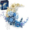 Eternal Flower Building Blocks Set, Simulated Artificial Flowers Moon Models, Home Decor