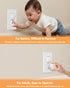 TrusTot 40 Pack 3-Prong Outlet Covers Baby Proofing, Plug Covers Baby Proofing, Outlet Plug Covers for US to Prevent