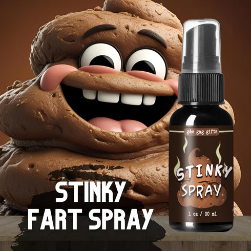 Stinky Spray Set, Stinky Hand Cleansing Gel & Fart Spray Combo Hilarious Gag Gift Looks Real but Smells Disgusting