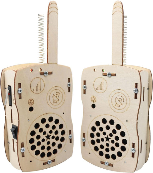 REGLORY STEM Toys for Kids DIY Walkie Talkies for Kids Age 8-14, Build