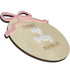 Forever My Baby You'll Be Wooden Sign Gift Acrylic Bow Tabletop Decor with Stand for Nursery, Kids Room & Home