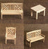 1:12 4 Set, 1 1 1 1 EatingBiting Dollhouse Accessories Furniture Dollhouse Miniature Furniture Wooden Garden Unpainted