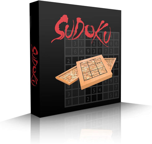 WE Games Wooden Sudoku Puzzle Board Game with Number & Thinking Tiles - 11 in