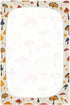 KICPOAY 39 27 Fitted Crib Sheets Red Yellow Mushrooms White Stretchy Portable Playard Sheets for Baby Toddler
