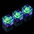 YEMEKO 3Pcs D6 Dragon Eye Liquid Core DND Dice Set, 6 Sided 16mm Handmade Polyhedral D&D Dice for RPG Table Games