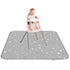 ZARPMA 52"X52" Highchair Splash Mat,Easy Cleaning Mat,Protective Floor Waterproof and Anti Slip for Highchair Weaning