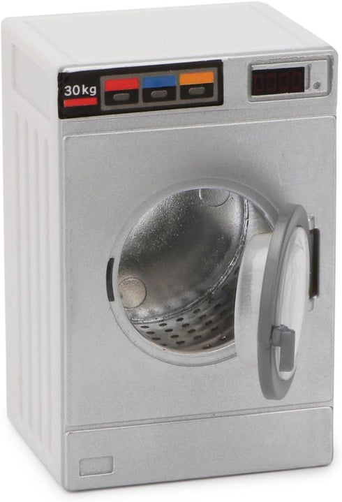 Miniature Dollhouse Washing Machine 1:12 Model, Openable Lid Laundry Appliance Decoration Accessories for Mini House