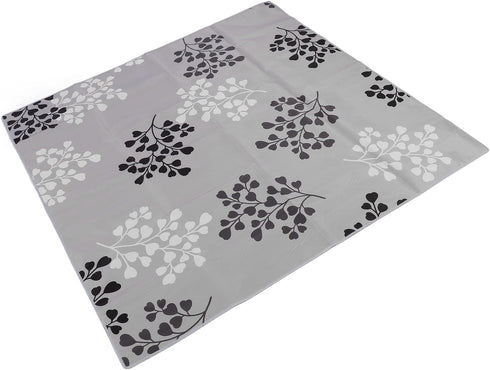 ICRPSTU High Chair Floor Mat, Wipeable Non Slip Water Proof Protector Pad, with Granular Latex Backing, for Baby