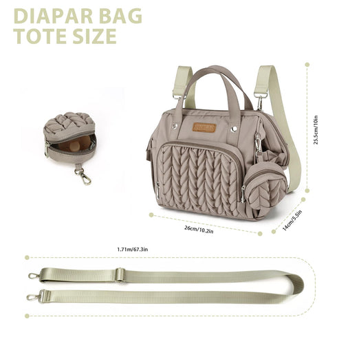 Backpack, FHELAD Small Diaper Bag Toddler Diaper Bags Waterproof Multi-Function Newborn Baby Stylish Mini Tote