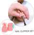 SOPOTUTU Set Trimming Nail Care Cute Case Boy Girl Nail Kit Includes Clipper Scissors and Tweezers Safe for Newborns