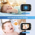 HelloBaby (HB66pro) Monitor with Camera and Audio, IPS Screen LCD Display Video Baby Monitor No WiFi Infrared Night