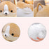 Levenkeness Corgi Dog Plush Pillow - Soft Cute Shiba Inu Akita Stuffed Animals Toy Gifts (Gray, 11.8 in)