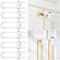 6 Packs Sliding Cabinet Locks, Modacraft Baby Proofing U-Shaped Child Safety Latches for Handles