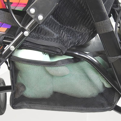 ibasenice Baby Stroller Bottom Basket Organizer Universal Lightweight Stroller Storage Bag with Large Capacity