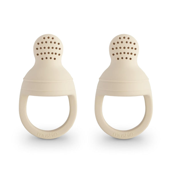 mushie Silicone Baby Fresh Fruit & Food Feeder Pacifier | 6 Months+