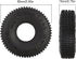 INJORA 1.0 Tires-S4 Multi Terrain Pin Crawler Tires for TRX4M SCX24 AX24 FCX24 Upgrade Parts, 65 * 19mm