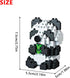 Kids Adult Animal Micro Building Blocks Set for Home and Office Decoration KLJM-10 (Panda eat Bamboo,239PCS)