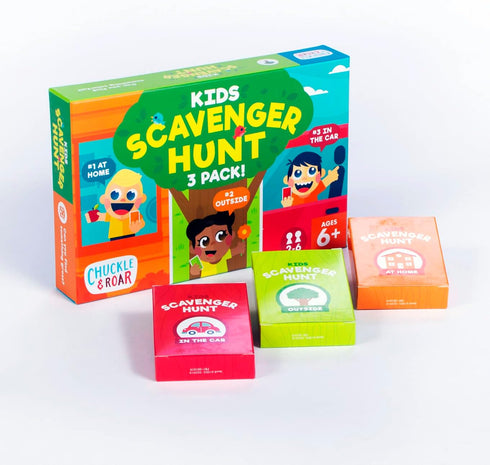Chuckle & Roar Kids Scavenger Hunt - Game Night Fun for Families, Engaging Board Game for Toddlers and Preschoolers