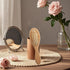 DFDG Set Set Personalized Baby Hair Brush Custom Wooden Toddler Brush with Laser Engraved Name Customize Logo Wood Baby