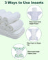 Pack 12, 3-Layer Babygoal Reusable Cloth Diaper Inserts of Absorbent & Breathable Liners, Microfiber Inserts for Cloth