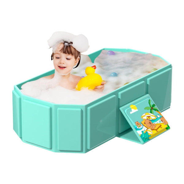 Generic Toddler Bath Tub - Foldable Baby Bath | Multifunctional Portable Bathing Tub