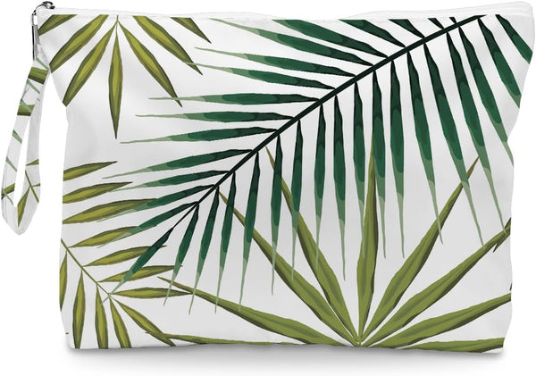 Fokongna Palm leaves Wet Bag Travel Wet Dry Bag Beach Bag Diaper Bag