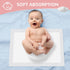 18"x26"(50pcs) MILDPLUS Disposable Changing Pads Liners Baby Pads, Hot Air Cotton Surface Pee Pads, Waterproof
