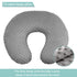 Gray Nursing Pillow Cover for Breastfeeding | Fits Most Nursing Pillows