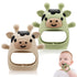 CAHILON 2 Pack Baby Teething Toys 0-6 6-12 Months, Adjustable Anti Dropping Wrist