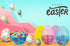 8 Inch (2 Pack) 8" (2-Pack) The Dreidel Company Massive Translucent Easter Eggs Colorful Bright Plastic Easter Eggs