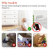 EUDEMON Baby Safety Anti-Tip Furniture Anchor Straps, Childproof Anti-tip Furniture Wall Anchors, Easy to Install