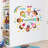 Peel and Stick Kids Wall Decals Educational Rainbow & Diversity Stickers for Nursery, Classroom, Playroom | Learn Play