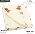 31X40 Inches, LifeTree Baby Girl & Boy Blankets, Soft Double Layer Swaddle Blankets, Muslin Front and Dotted Fleece