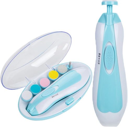 Generic Baby Nail Trimmer Electric File: Gentle Rechargeable Baby Nail File with LED