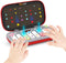 LYRZMY Kids Mini Piano Toy, BPA-Free Light Up Keyboard, Portable Travel Learning Toys