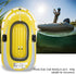 Inflatable Kayak Canoe Portable Boat for 1 Person, Air Rowing Boat for Swimming Pool and Lake Fishing Yellow