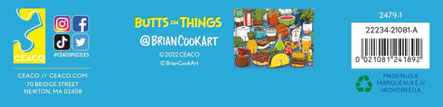 Ceaco - Butts on Things - Brian Cook - 500 Piece Jigsaw Puzzle