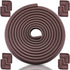 Baby Proofing Edge Corner Protector, 20.5 ft (18.1ft Edge + 8 Corners), Thick Table Bumper Guard, 3M Pre-Taped Corners,