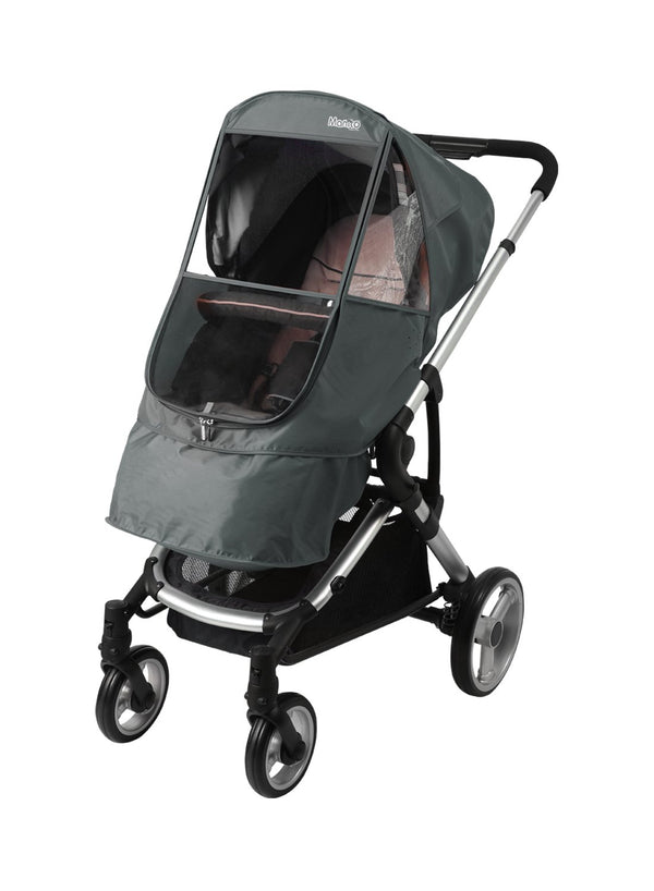 Manito Elegance Beta Stroller Weather Shield/Rain Cover in Grey