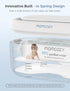 Momcozy 60-80pcs, 4 Baby Wipe Warmer, Innovative Spring Design, Large Capacity Wipes Dispenser for Fast & Even Heating