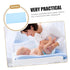 LOORGVEL Washable Diaper Changing Pad Cover Changing Pad Cotton Cover Stretchy Nursery Safe