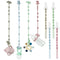 PandaEar 8 Pack Baby Toy Straps & Silicone Pacifier Clips, Dinosaur Teether Harness for Baby Boys & Girls