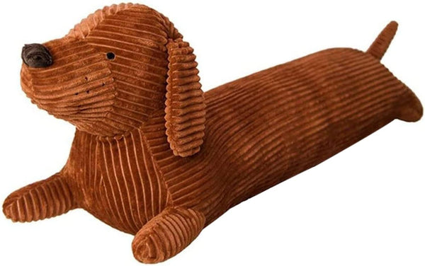 43“ Dachshund Plush Long Pillow - Brown Dog Body Pillow Animal Doll for Home Sofa Cushion Decor